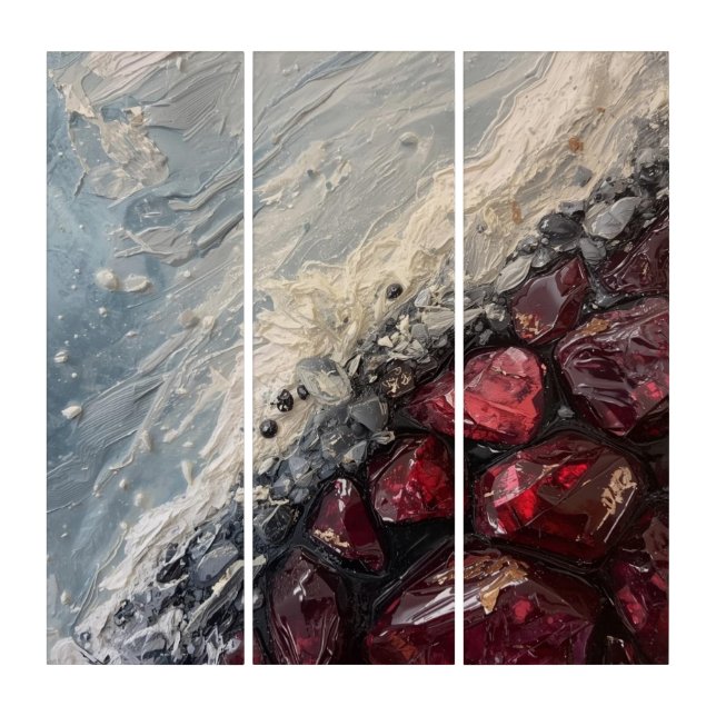 Sage Creative Crystal Arts January: Garnet Essence Triptych (Front)