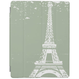 Sage Eiffel Tower iPad Case