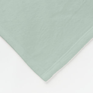 Sage French Style Stripe Fleece Throw Blanket