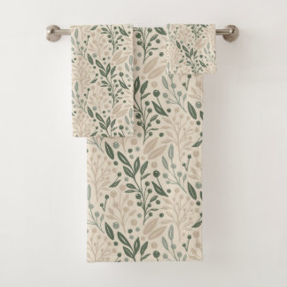 Sage Garden Bath Towel Set