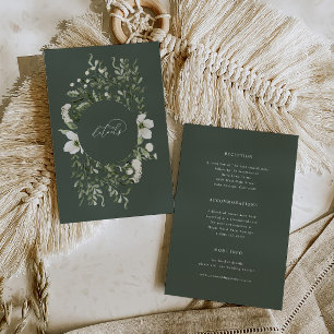 Sage Garden Wedding Info Details Enclosure Card