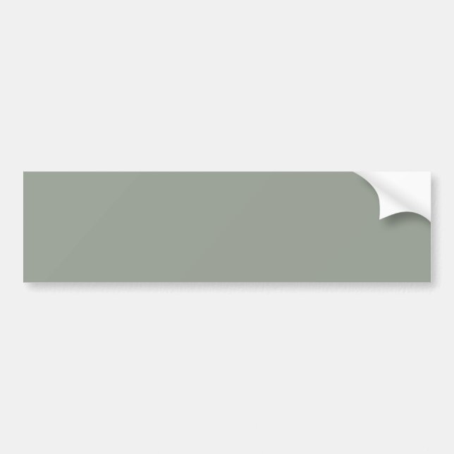 Sage Gray Bumper Sticker for Minimalist Style (Front)