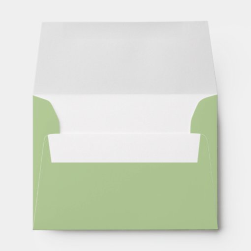 Sage Green 5x7 Envelope Zazzle
