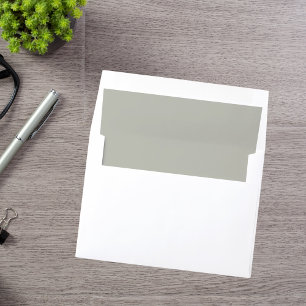 Sage green A7 Envelope Liner