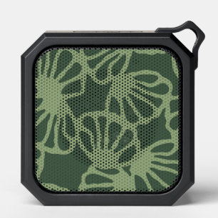 Sage Green Abstract Coral Floral Seamless Pattern Bluetooth Speaker