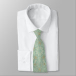 Sage Green And Gold Classic Mandala Tie at Zazzle