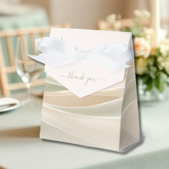 Sage Green and Ivory Favor Boxes (Sage Green and Ivory Favor Boxes)