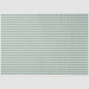 Sage Green and Turquoise Stripes Tissue Paper
