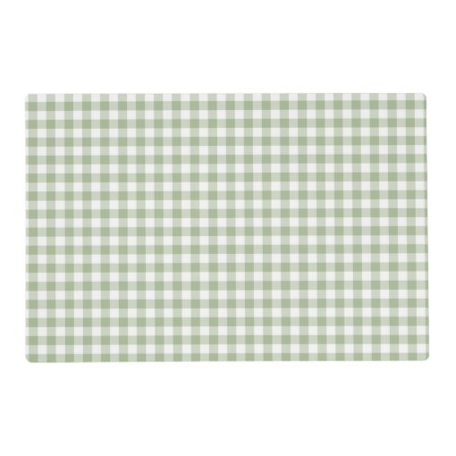 Gingham Checkered 2 PC SET- Sage
