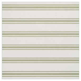 Sage green plaid yellow/black stripe fabric