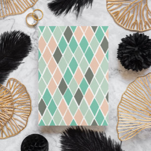 Sage Green Argyle Mailer Elegant Neutral Packaging