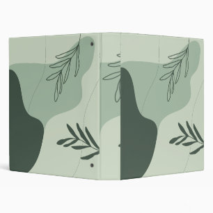 Sage Green Art Line 3 Ring Binder