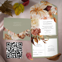Sage Green Autumn Elegance, Fall Wedding