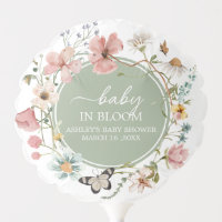 Sage Green Baby Bloom Baby Shower