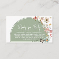 Sage Green Baby Bloom Baby Shower Books for Baby