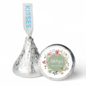 Sage Green Baby Bloom Baby Shower Hershey®'s Kisses®