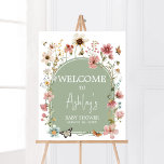 Sage Green Baby Bloom Baby Shower Welcome Poster<br><div class="desc">Make your event special with this Boho Baby Shower with our cute and lovely printable Welcome Sign featuring adorable Baby in Bloom Baby Shower theme. Download,  personalize,  and create lasting memories with this perfect touch for your joyous celebration!

BS676</div>