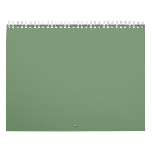 Sage Green Backgrounds on a Calendar (Cover)