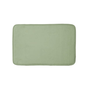 sage green  bath mat