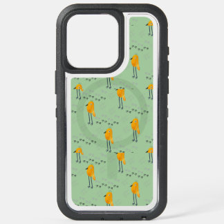 sage green Bird walk iPhone 15 Pro Max Case
