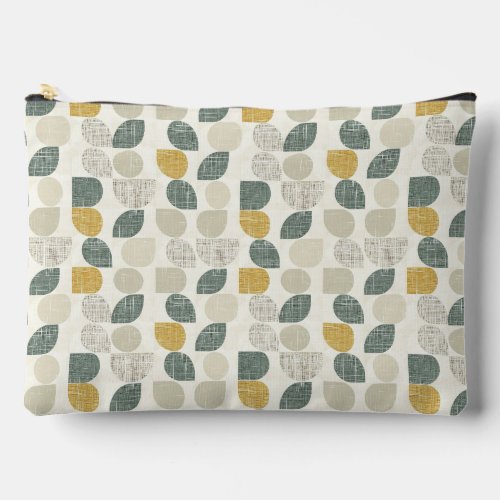 Sage Green Boho Abstract Accessory Pouch