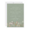 Sage Green Boho Wildflower Garden Wedding