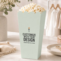 Sage Green Boutique Personalized Popcorn