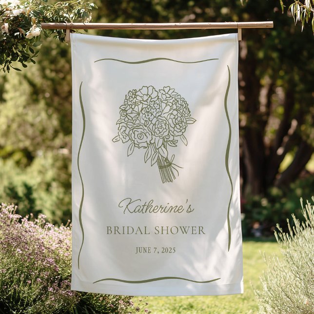 Sage Green Bridal Shower Welcome Sign (Creator Uploaded)