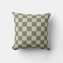 Sage Green Checkerboard