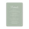 Sage Green Classic Elegant Wedding