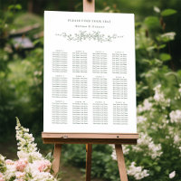 Sage Green Classy French Victorian Wedding Seating