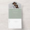 Sage Green Clean Line Wedding Invitation