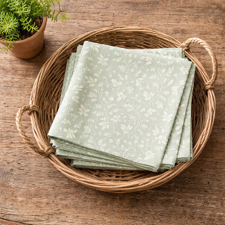 Sage Green Cloth Napkins