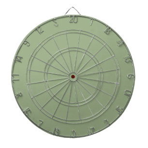 Sage green color dart board