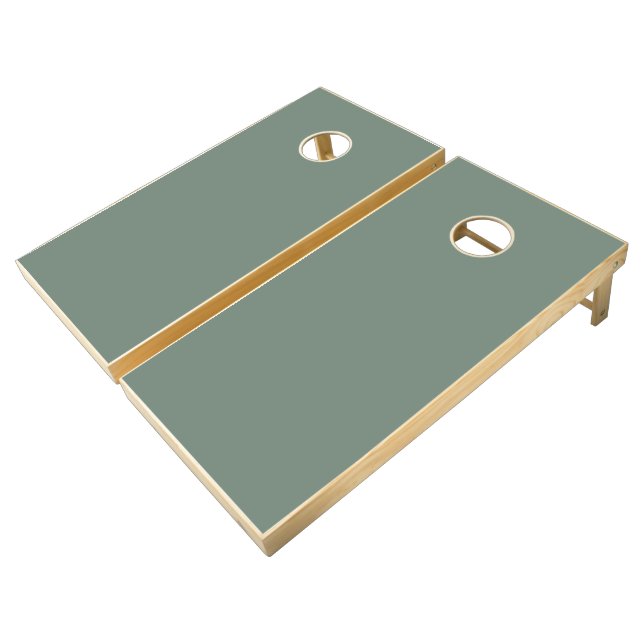 Sage Green Cornhole Set (Angled)