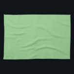 Sage Green Create Your Own Blank Template Elegant Kitchen Towel<br><div class="desc">Create Your Own Custom Upload Add Your Monogram Initial Photo or Logo Text Name Elegant Modern Cute Kitchen & Dining / Table & Kitchen Linens/ Blank Template Sage Green Solid Color Kitchen Towel.</div>