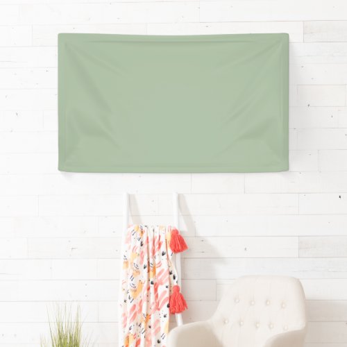 Sage Green Custom Branded Banner