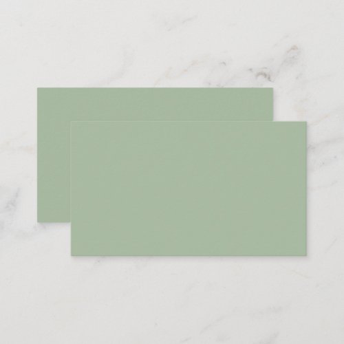 Sage Green Custom Branded Enclosure Card