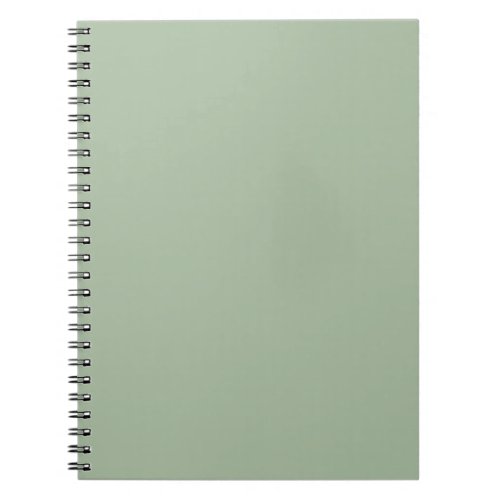 Sage Green Custom Branded Notebook