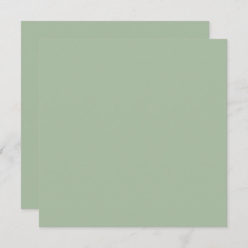 Sage Green Custom Branded Thank You Card