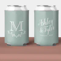 https://rlv.zcache.com/sage_green_custom_monogrammed_wedding_favor_beer_can_cooler-r_rh8l3_200.webp