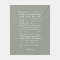 Sage Green Custom Poem Song Lyric Quote