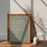 Sage Green Custom Quote Print<br><div class="desc">Custom quote art print available printed or as a printable download.</div>