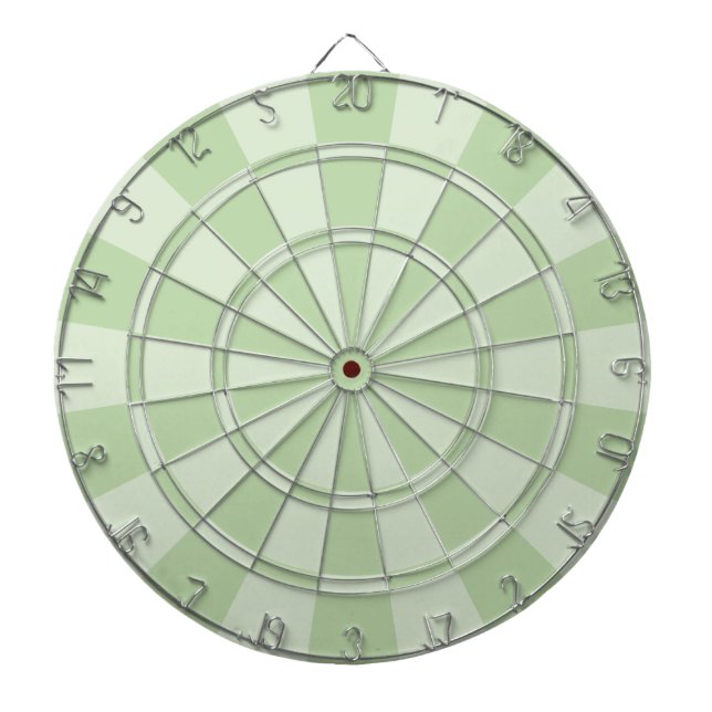 Sage Green Dartboard With Darts (Front)