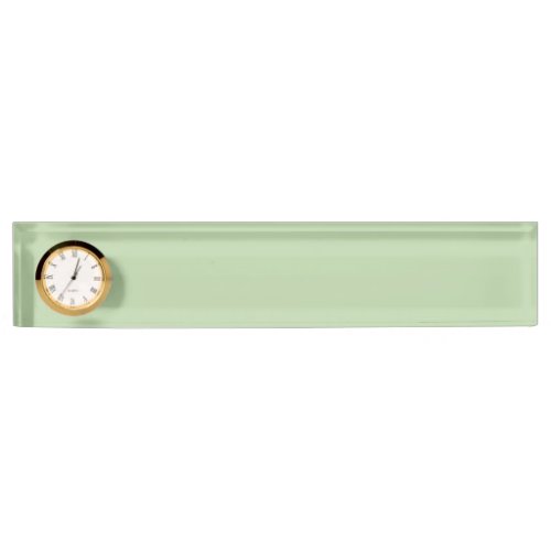 Sage Green Desk Name Plate