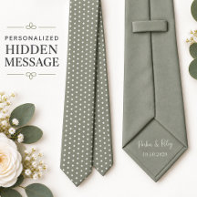Sage Green Diamond Groom Personalized Wedding