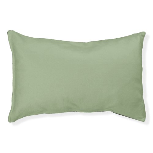 sage green dog bed