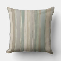 Sage Green Dusty Blue Taupe Gray Farmhouse Stripe