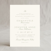 Sage Green Elegant Calligraphy Formal The Wedding