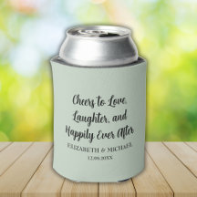 Sage Green Elegant Wedding Cheers to Love